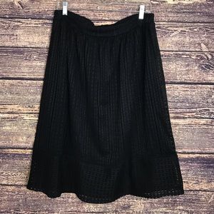 Woman’s Xhilaration black lace skirt size large